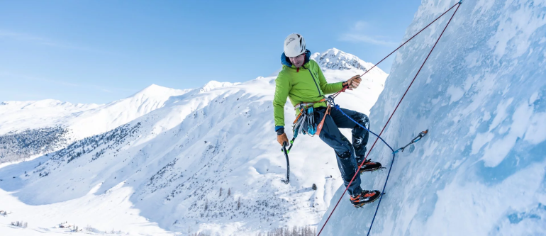 ice climbing