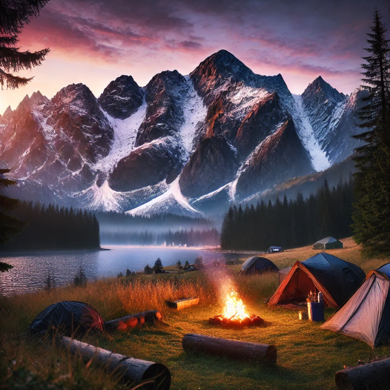 mountain camp